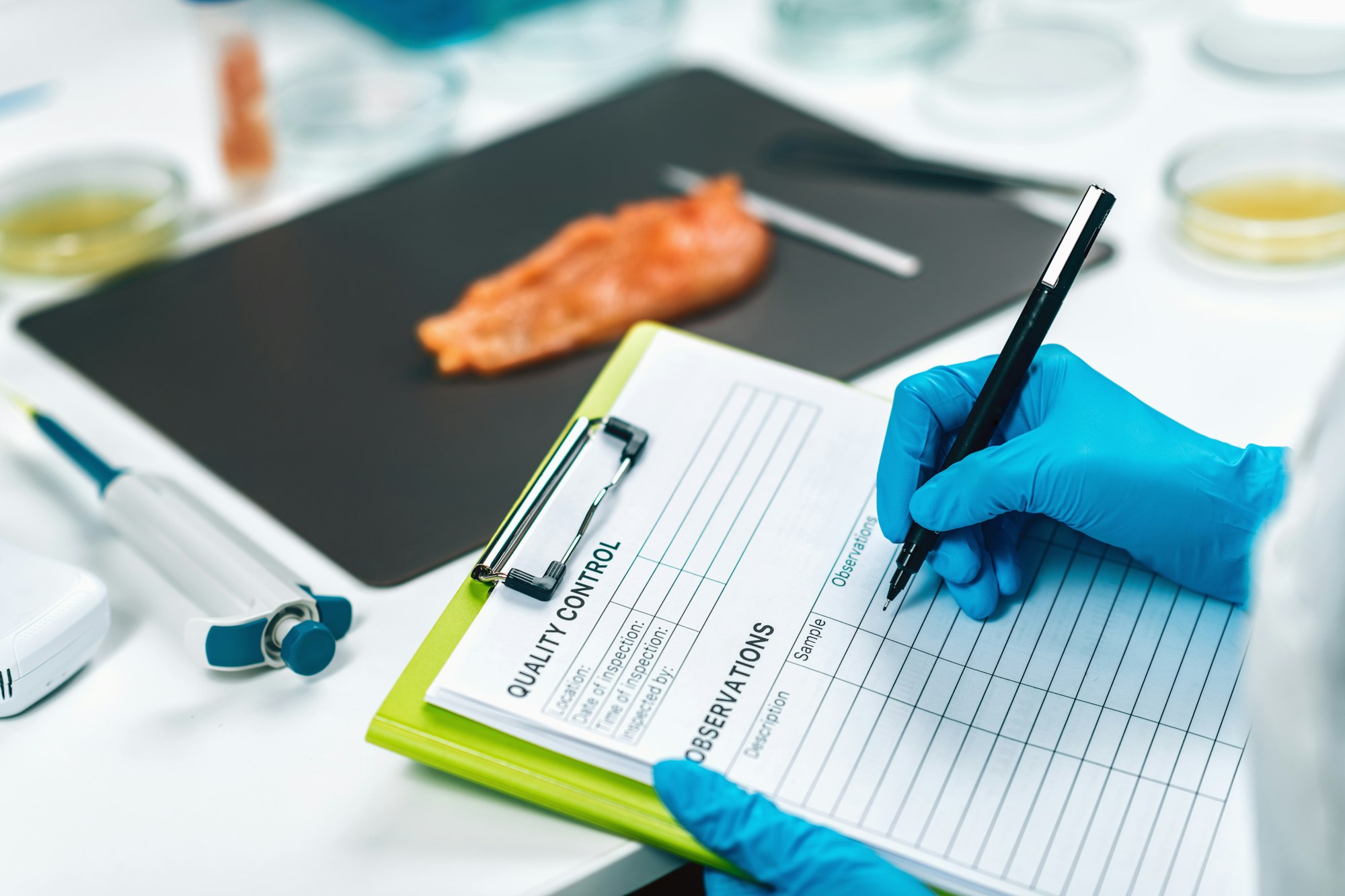 Process Control Form Food Dynamic Food Safety
